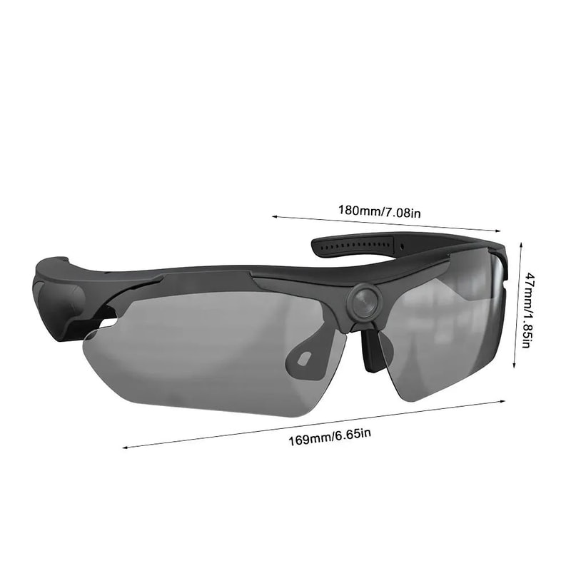 HD Vision Camera Sunglasses With 1080P Recording For Outdoor Sports And Travel 2