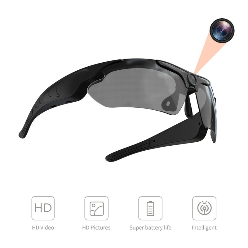 StealthView HD Camera Glasses 1080p Video Recording Smart Sunglasses 1