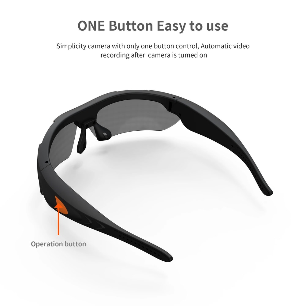 StealthView HD Camera Glasses 1080p Video Recording Smart Sunglasses 4
