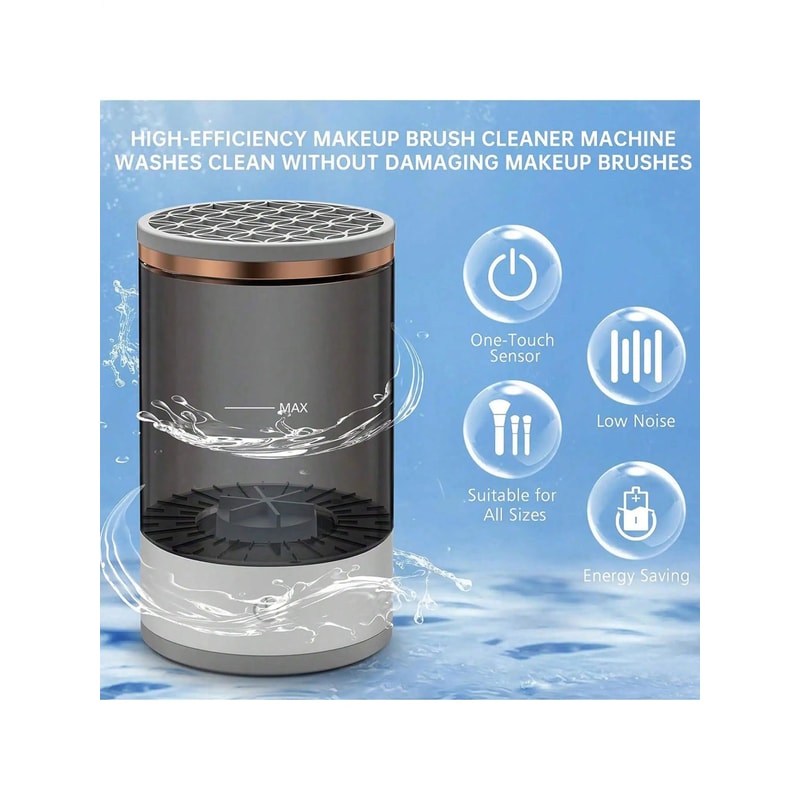 CleanSpin Electric Makeup Brush Cleaner Automatic Cosmetic Brush Washer 4