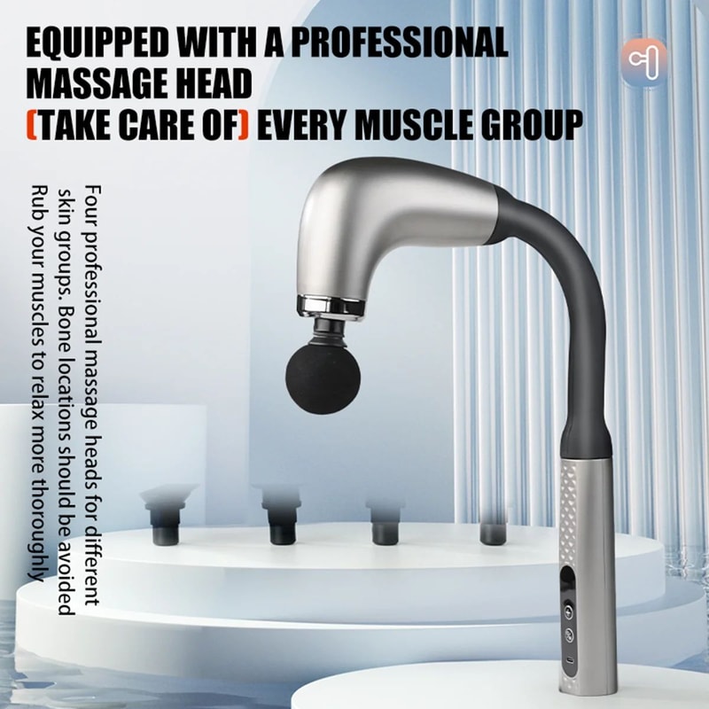 PowerRelief Massage Gun Deep Tissue Muscle Massager Handheld Recovery Device 2
