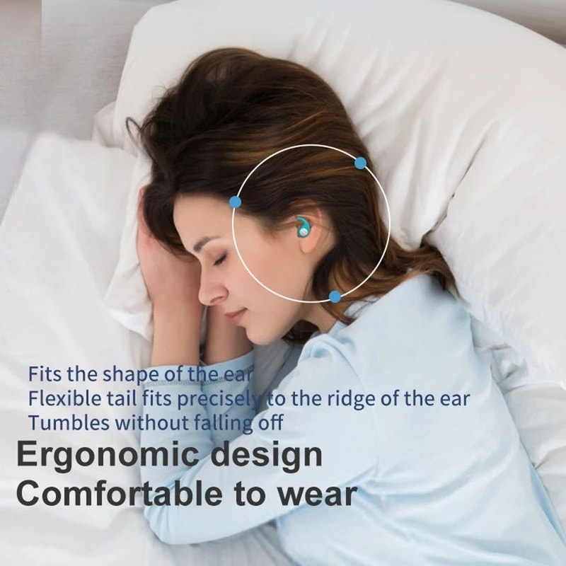 QuietSleep Ear Plugs Noise Reduction Soft Silicone Sleep Earplugs 5