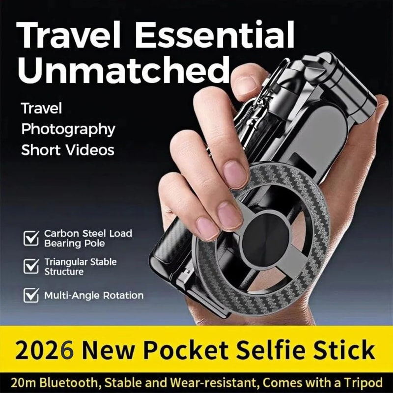 SnapPro Magnetic Selfie Stick Tripod Bluetooth Remote Phone Holder 0