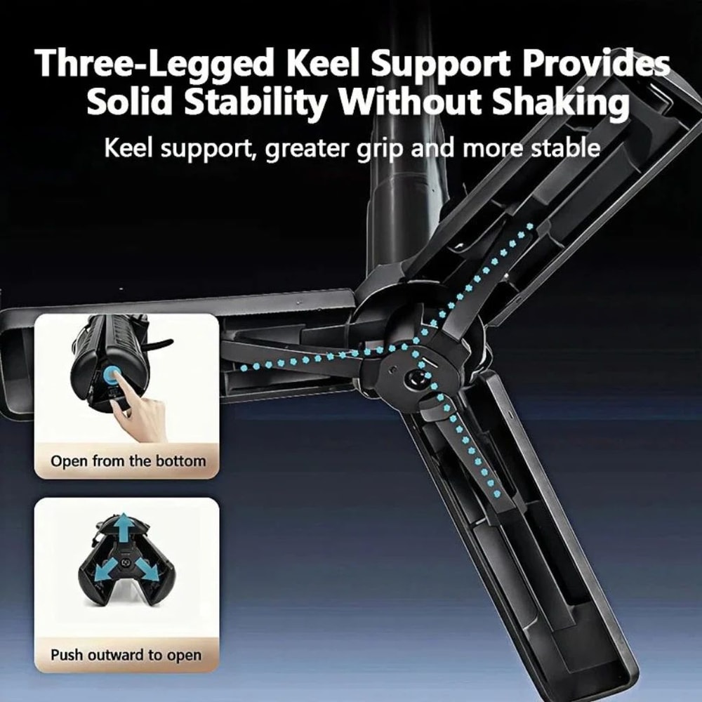 SnapPro Magnetic Selfie Stick Tripod Bluetooth Remote Phone Holder 2