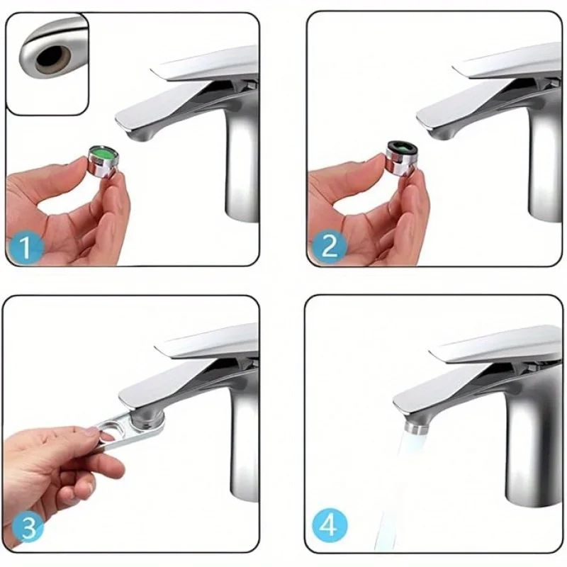 FlowFix Faucet Aerator Wrench 2 In 1 Sink Repair Tool 4