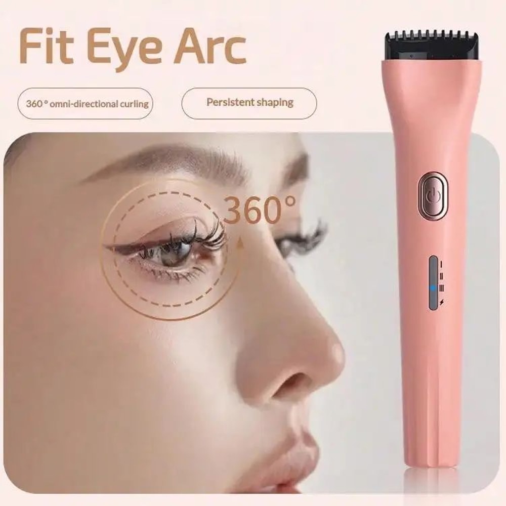 Heated Eyelash Curler USB Rechargeable Lash Curling Tool 3