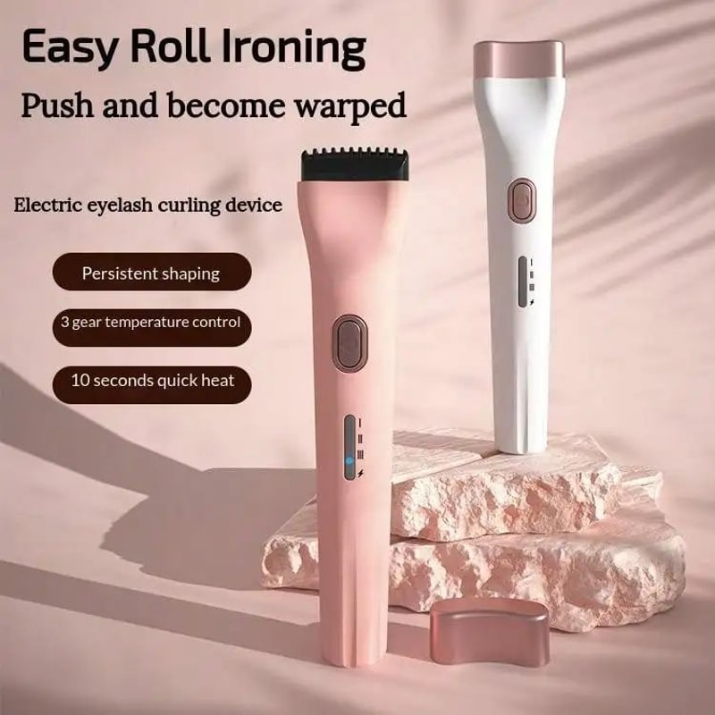 Heated Eyelash Curler USB Rechargeable Lash Curling Tool 5