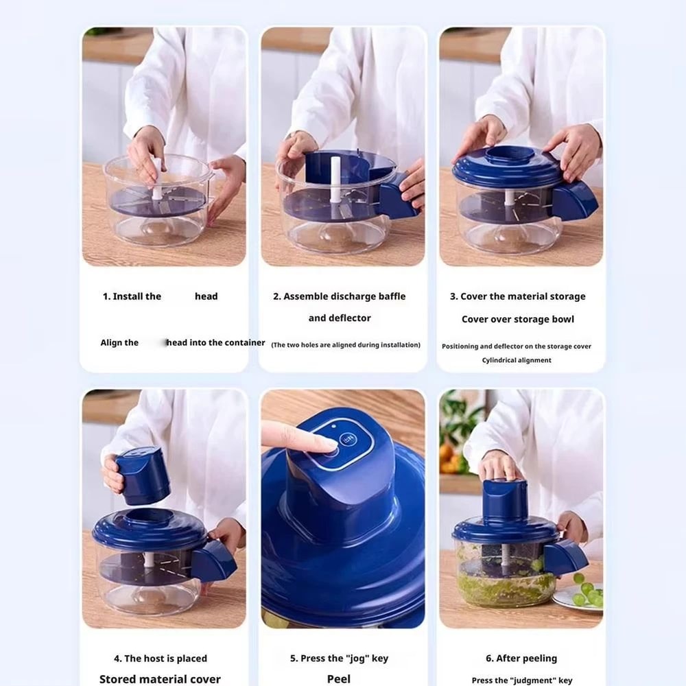 Automatic Electric Grape Peeler Hands Free Fruit Peeling Machine 4