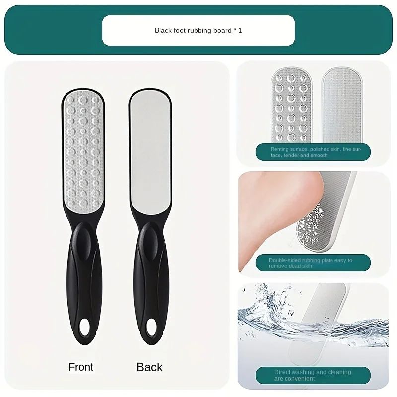 Double Sided Foot File Callus Remover Pedicure Tool For Smooth Heels 4