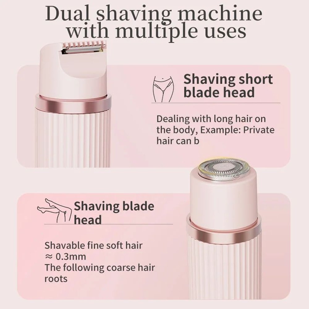 2 In 1 Electric Hair Trimmer And Portable Hair Removal Shaver 4