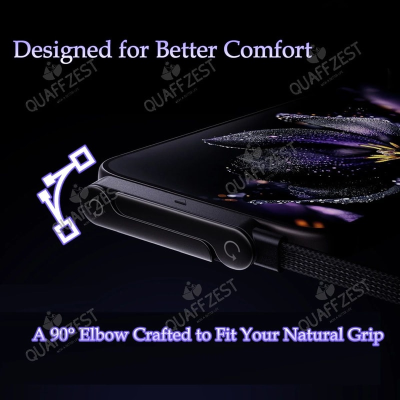 2 In 1 Fast Charging Cable With Foldable Phone Holder Stand 3