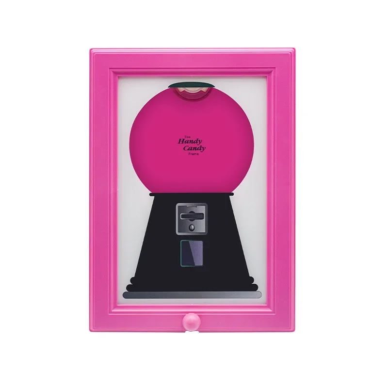 Candy Dispenser Storage Box With Photo Frame Decorative Organizer 7