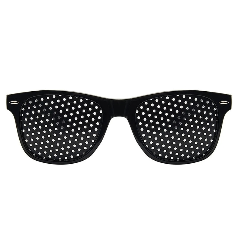 Pinhole Vision Correction Glasses Eye Strain Relief Vision Trainer 6
