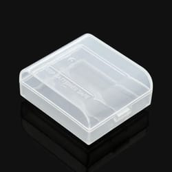 cr123 battery storage case 2 slot protective battery holder