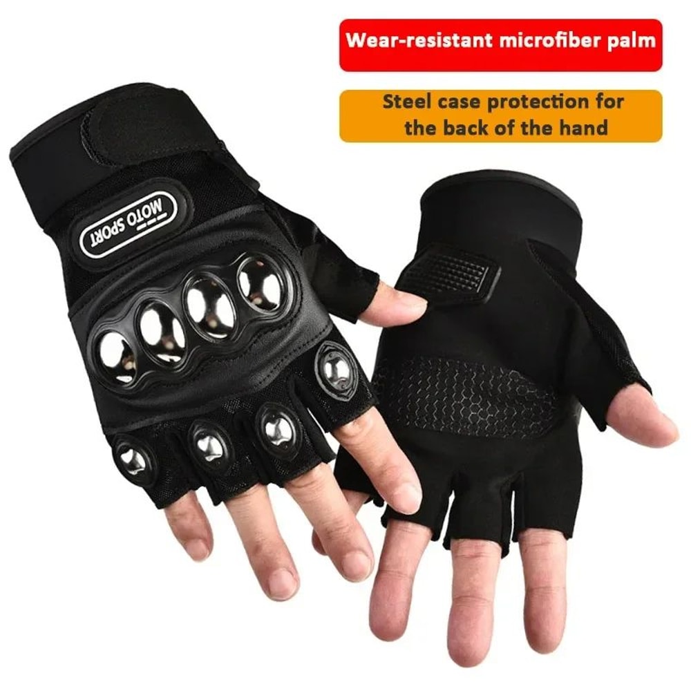 Tactical Protection Gloves Reinforced Knuckle Self Defense Gloves 5