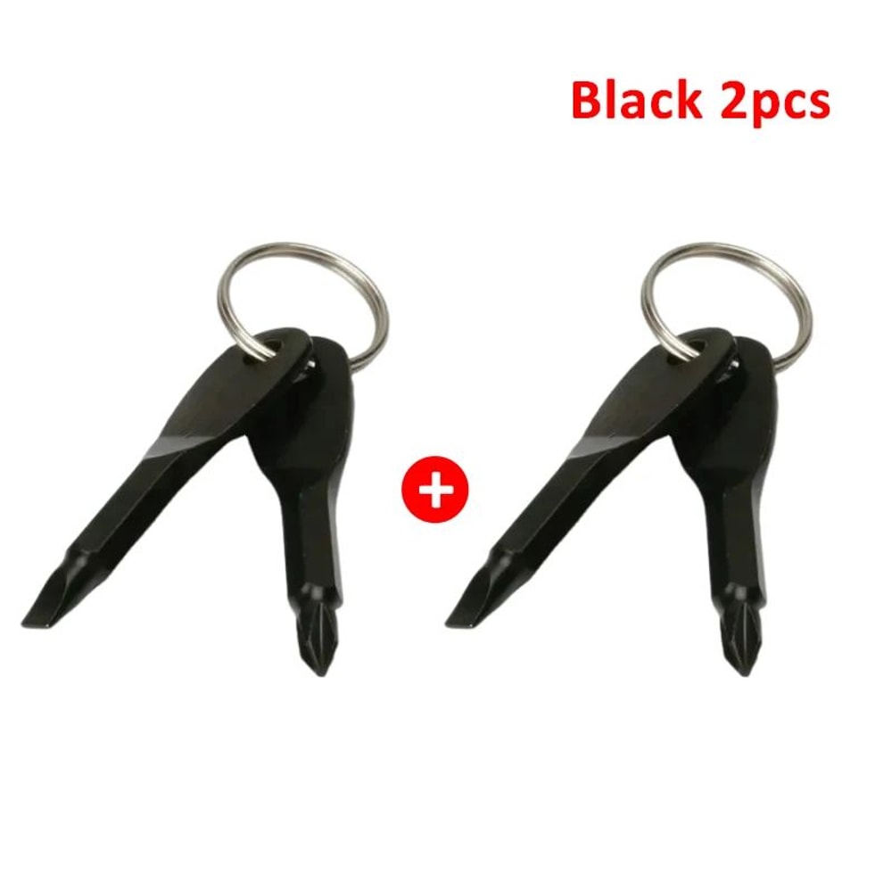TitanGuard Emergency EDC Multi Tool Keychain With Screwdriver And Self Defense Spike 12