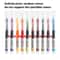 SmoothFlow Precision Gel Pens Fine Tip Writing Pens For School And Office 12