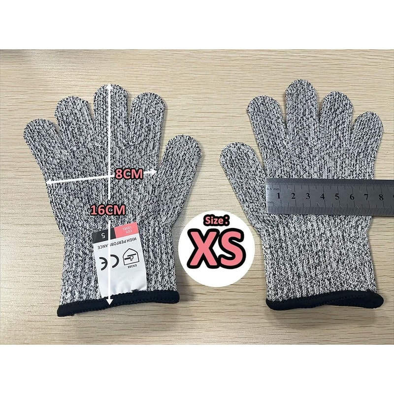 SteelGuard Level 5 Cut Resistant Gloves For Kitchen And Industrial Safety 10