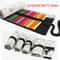 Canvas Roll Up Pencil Case Organizer For Pens Brushes And School Supplies 4