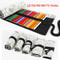 Canvas Roll Up Pencil Case Organizer For Pens Brushes And School Supplies 4