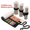Canvas Roll Up Pencil Case Organizer For Pens Brushes And School Supplies 25
