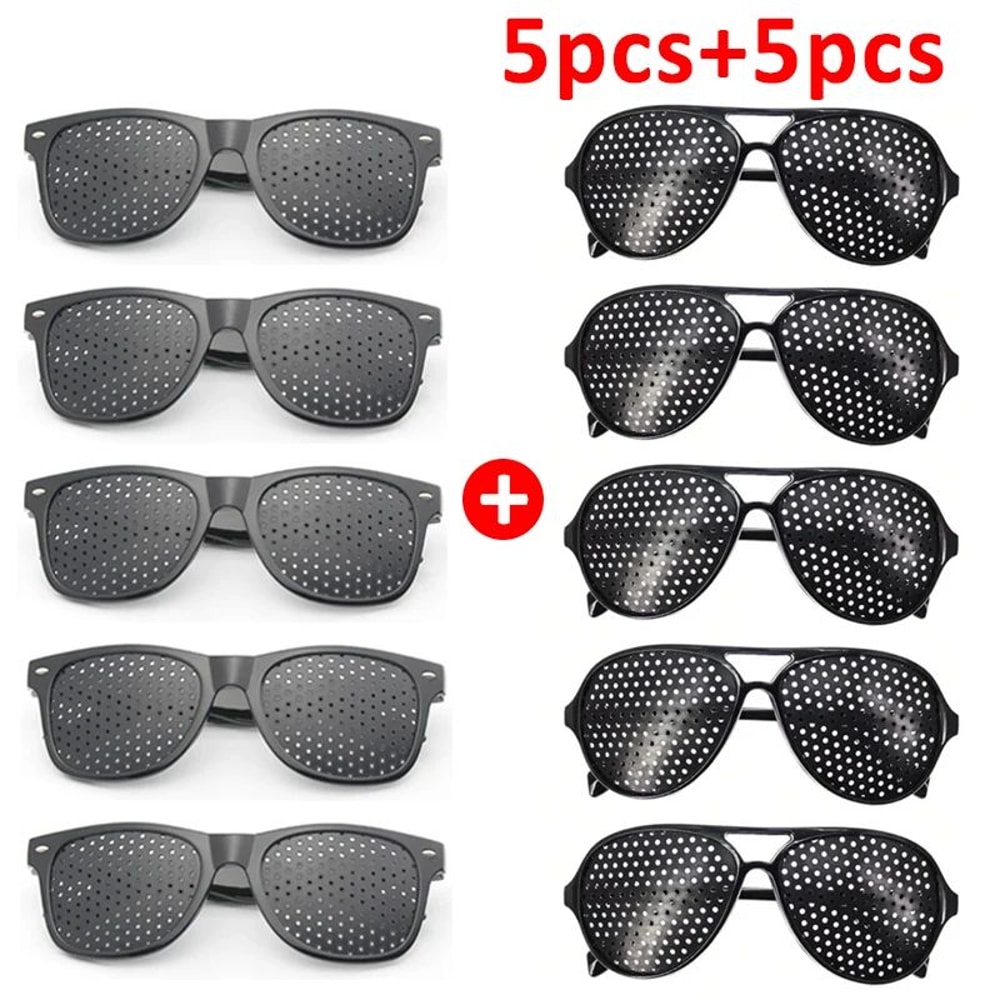 VisionRelief Pinhole Glasses For Eye Strain Relief And Natural Focus Training 10