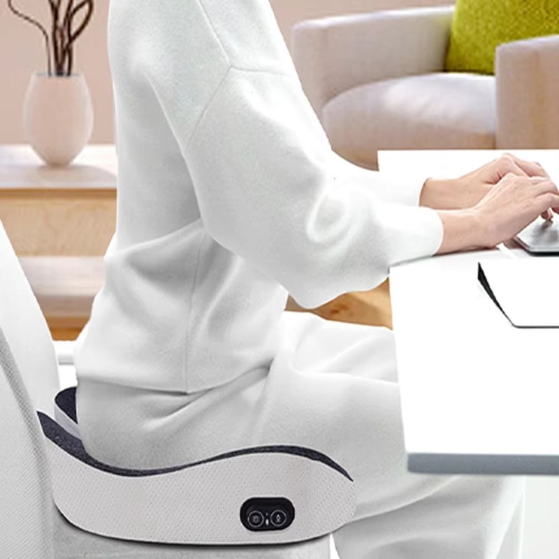 ReViveMotion Vibration Massage Cushion With Hot Compress 0