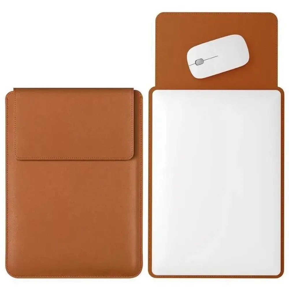 EliteShield Leather Laptop Sleeve Protective Case For MacBook And 14 To 16 Inch Laptops 5