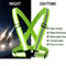 NightSafe Reflective Safety Vest Adjustable High Visibility Running Gear 3