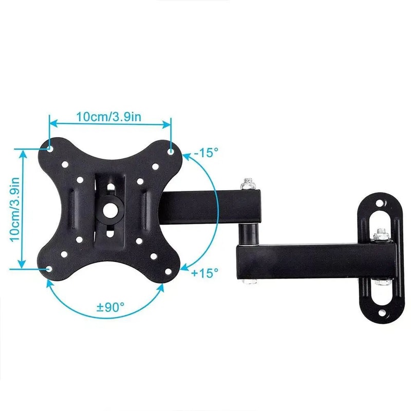 Adjustable TV Wall Mount Bracket For 10 To 27 Inch LED LCD Monitors 4