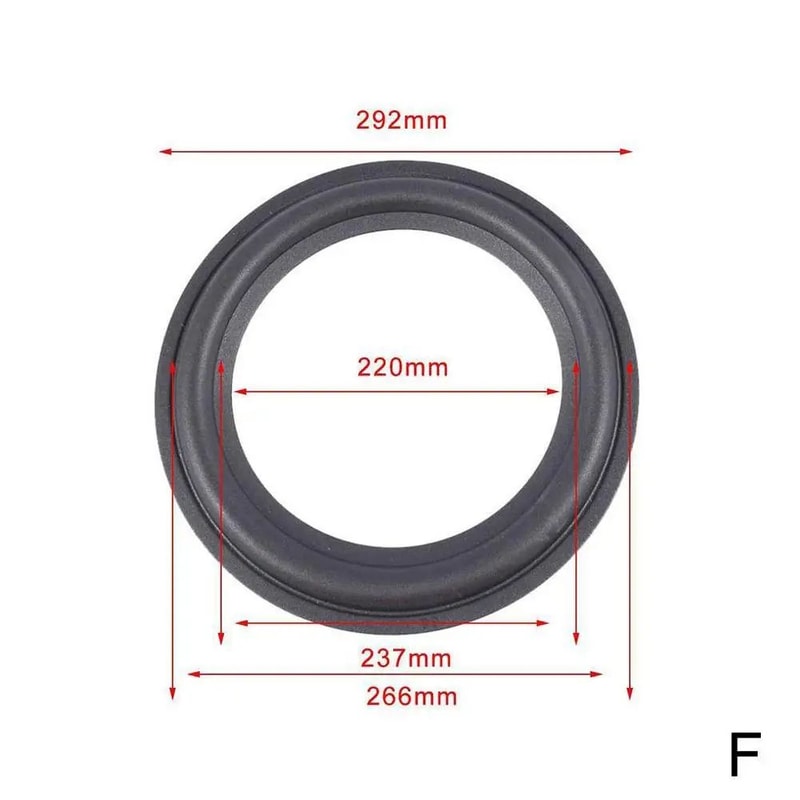 Speaker Repair Surround Rubber Edge Replacement For 4 To 12 Inch Speakers 11