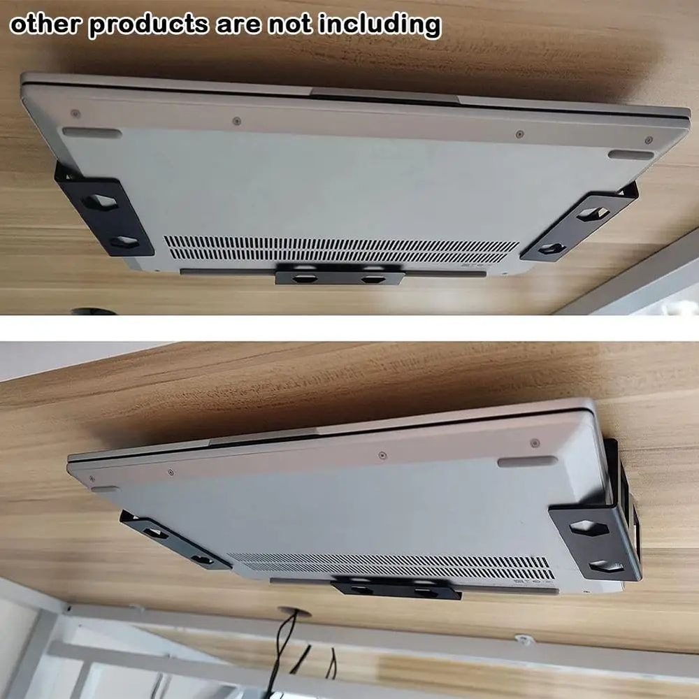 Under Desk Laptop Holder Space Saving Laptop Mount Organizer Stand 1