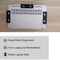 Under Desk Laptop Holder Space Saving Laptop Mount Organizer Stand 3