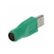 USB To PS2 Adapter Mouse And Keyboard Converter Compact PC Connector 5