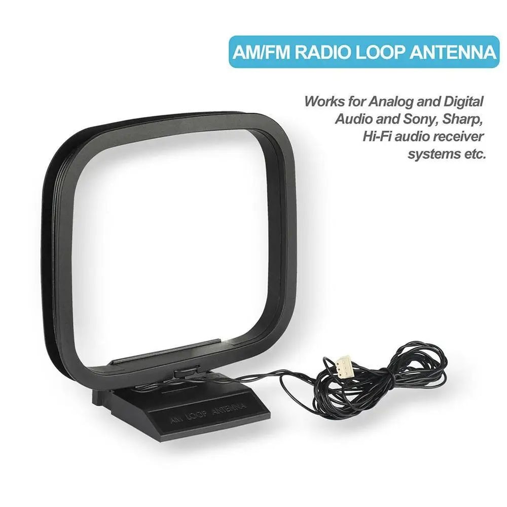 Mini FM AM Radio Antenna Signal Booster For Stereo Receiver 1