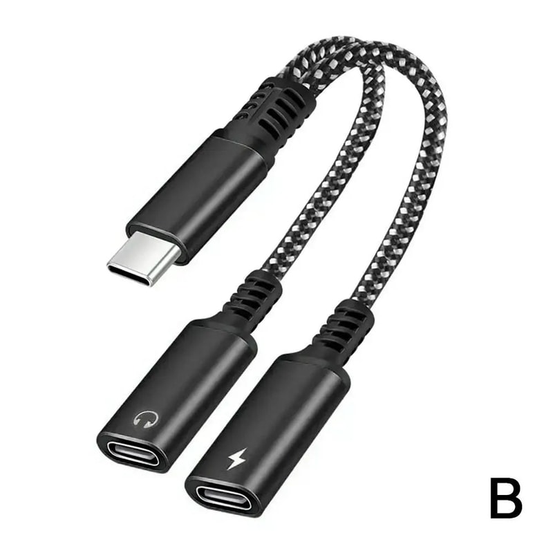 USB C Splitter Adapter With Audio And Fast Charging 2 In 1 6