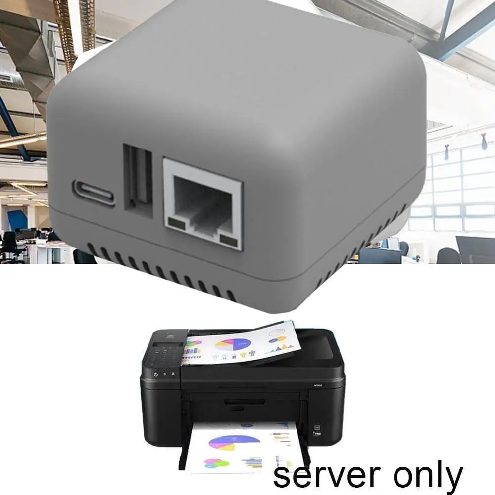 USB Network Print Server Wireless Printer Sharing Adapter Hub 3