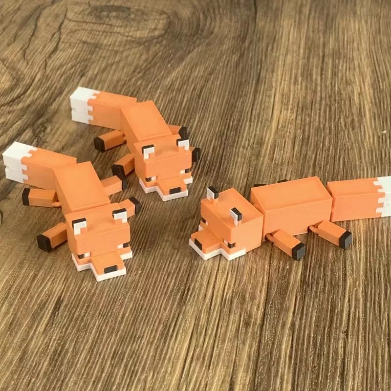 Pixel Fox Decorative Figure For Home And Halloween Display 2