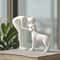 Elegant Dog And Owner Sculpture Home Decor 1