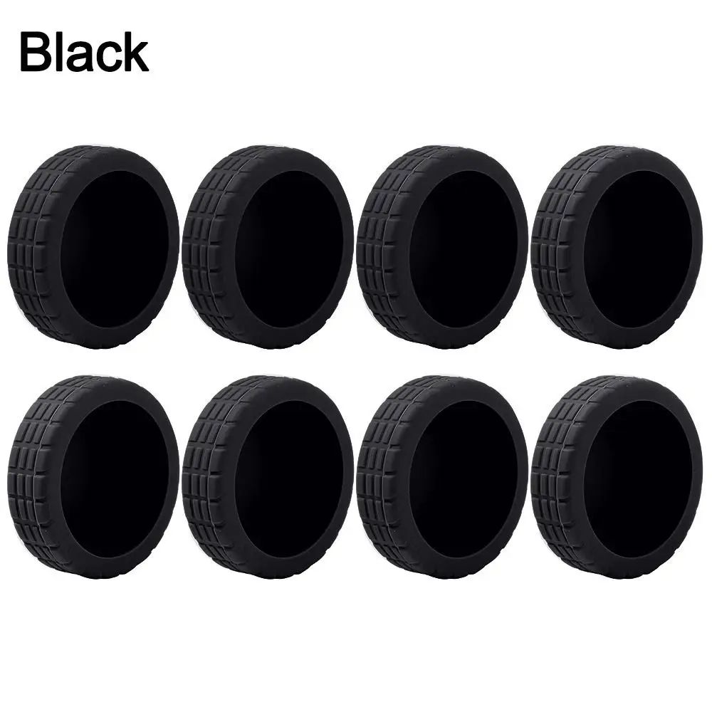 Silent Roll Silicone Luggage Wheel Covers 8