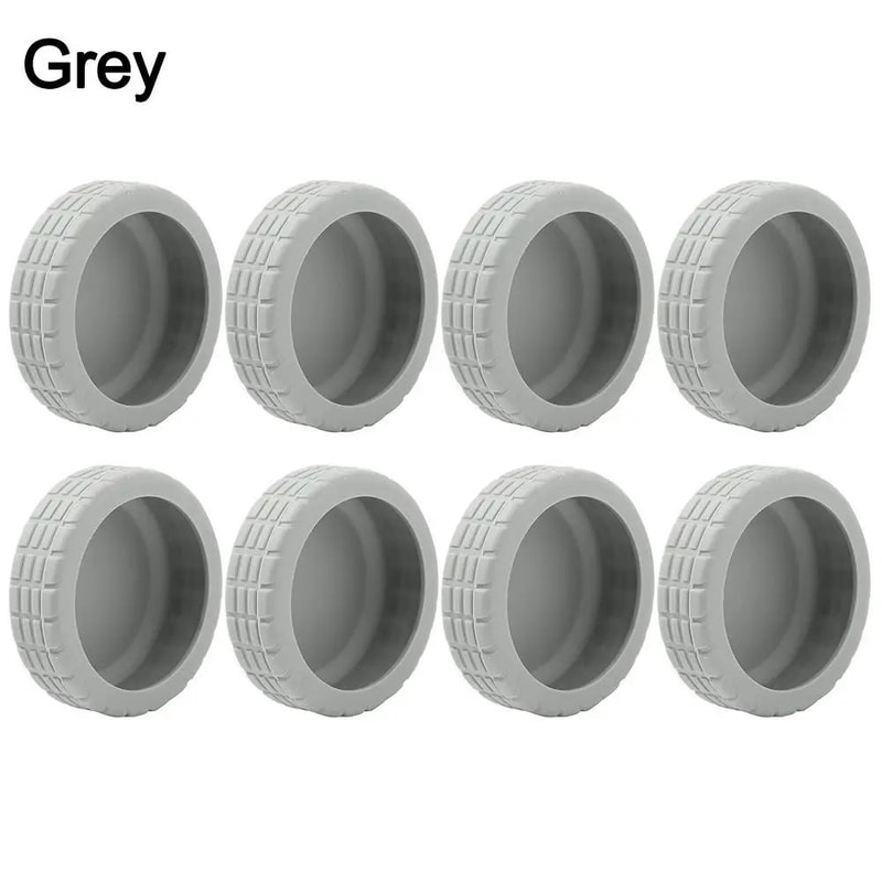 Silent Roll Silicone Luggage Wheel Covers 7