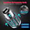 BA20D LED Motorcycle Headlight Bulb High Low Beam 3