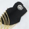 Punk Chain Tassel Shoulder Brooch Epaulet Set 4