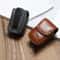 Portable Leather Folding Glasses Case 3