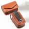 Portable Leather Folding Glasses Case 4