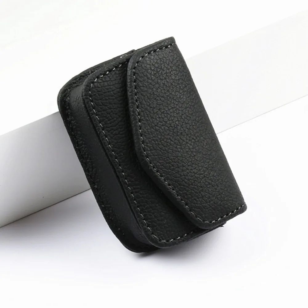 Portable Leather Folding Glasses Case 7