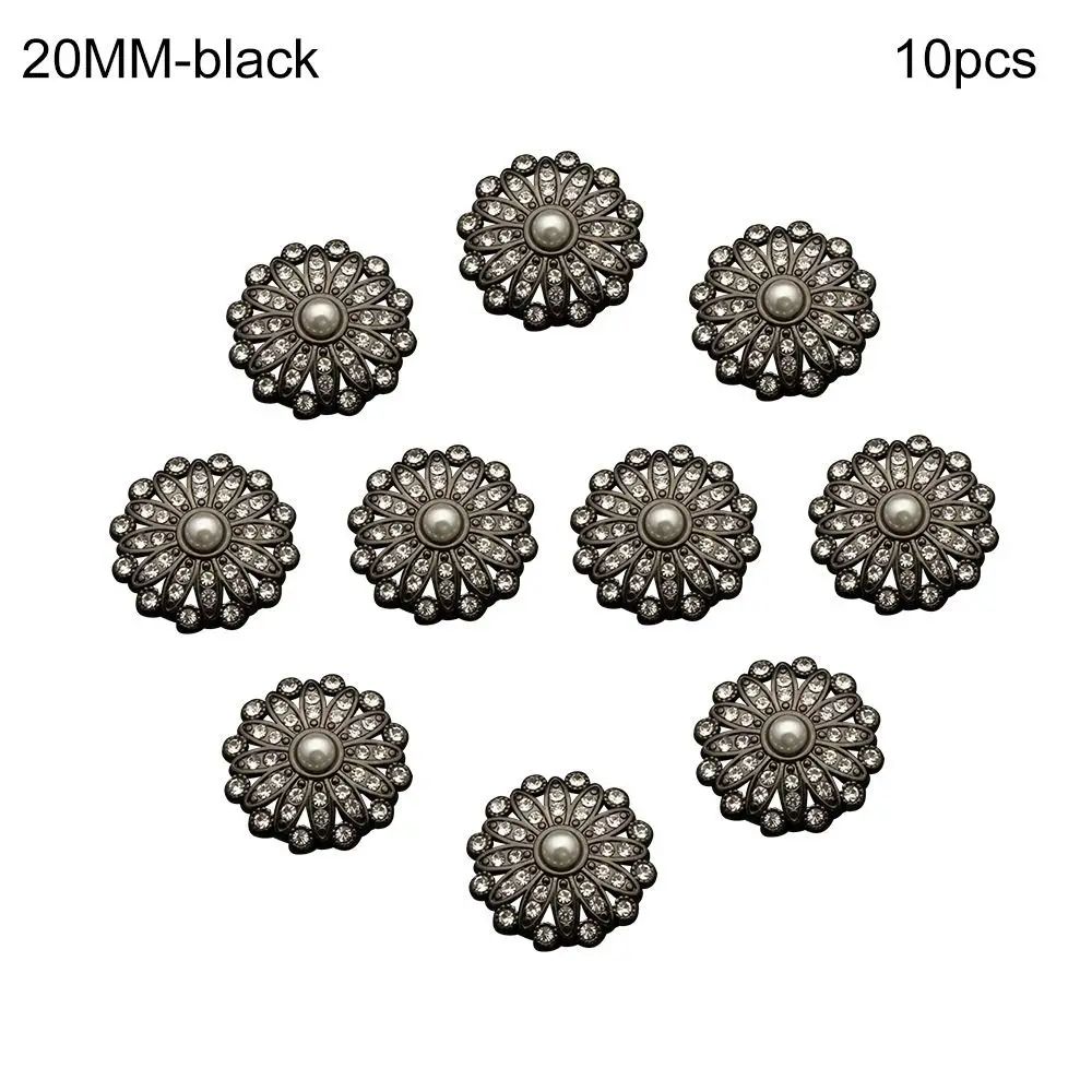 Vintage Pearl Diamond Sewing Buttons Set For DIY Clothing Crafts 7