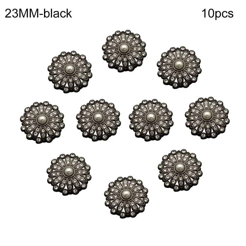 Vintage Pearl Diamond Sewing Buttons Set For DIY Clothing Crafts 8