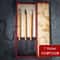 Chinese Style Bamboo Brush Holder Roll Up Case For Calligraphy Art Supplies 10