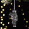 Transparent Acrylic Angel Christmas Tree Hanging Ornament Decor 12